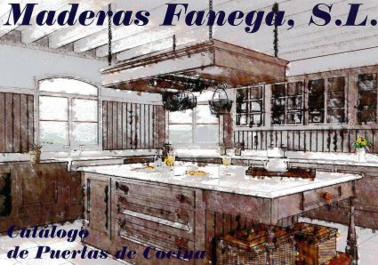 Catálogo de puertas de cocina de madera