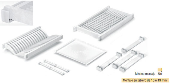 Juego de Escurreplatos PVC Juego de Escurreplatos PVC