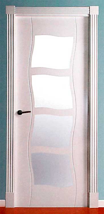 Puerta de Paso Modelo ONDA LP 4VC Puerta Lacada Modelo ONDA LP 4VC