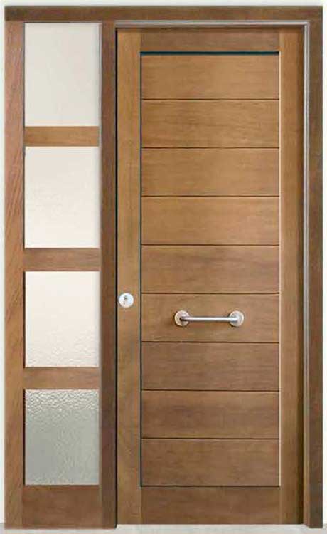 Puerta de calle de madera modelo E360 Puerta de calle de madera modelo E360