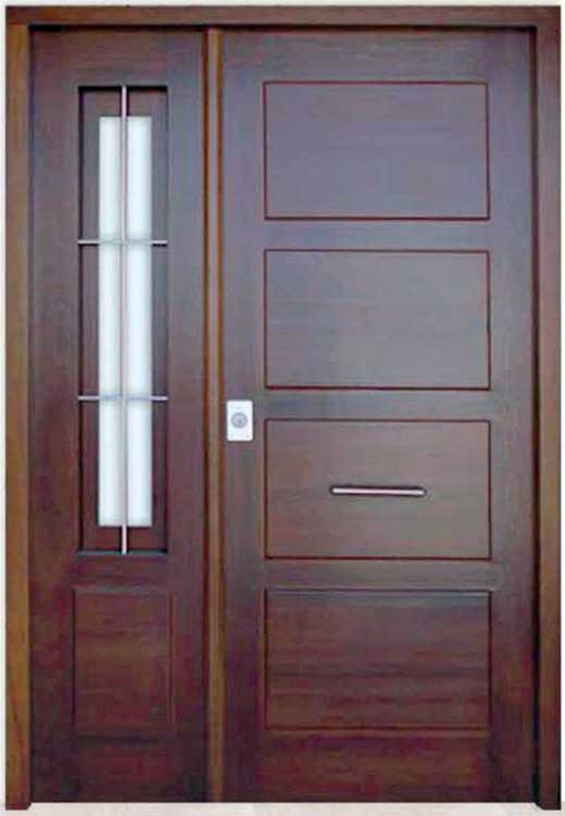 Puerta de calle de madera modelo E600 Puerta de calle de madera modelo E600