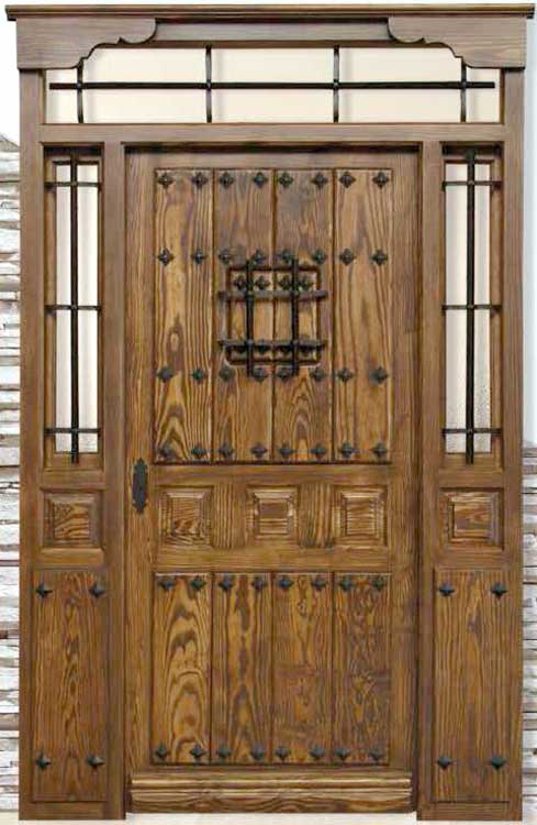 Puerta de calle de madera modelo FC1 Puerta de calle de madera modelo FC1