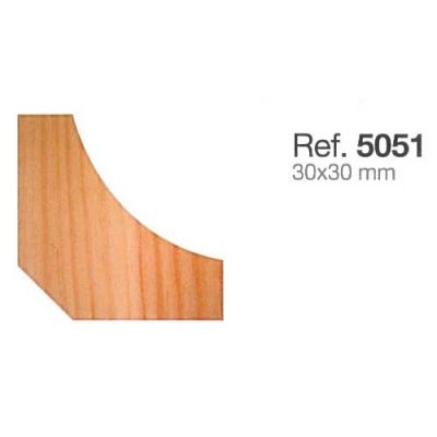 Moldura de Madera Rinconera de 30x30