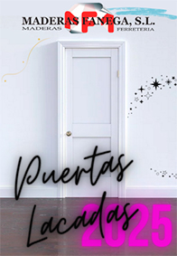 Portada-Catálogo-Puertas-2025 Puertas Lacadas de Maderas Fanega